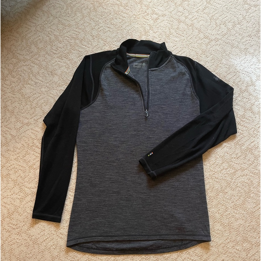 Smart Wool Merino Wool Classic Thermal Base Layer 1/4 Zip